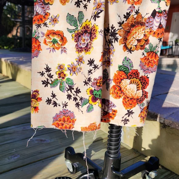 Anthropologie Pilcro The Cigarette Slim Floral Print Jeans Sz 25 NWT - Picture 13 of 16